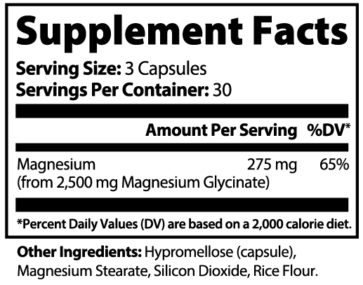 MAGNIQ (Magnesium Glycinate) - MYONIQ NUTRITION