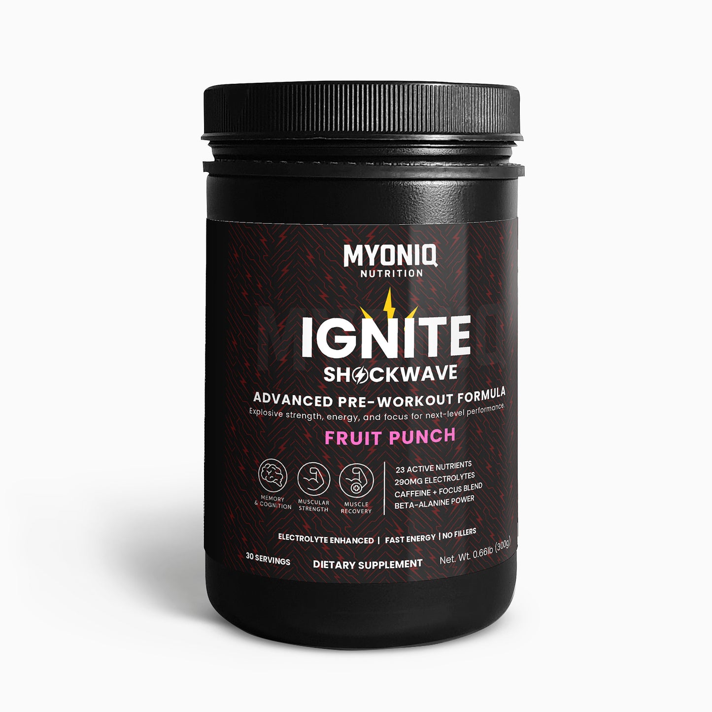 IGNITE SHOCKWAVE PRE-WORKOUT (FRUIT PUNCH)