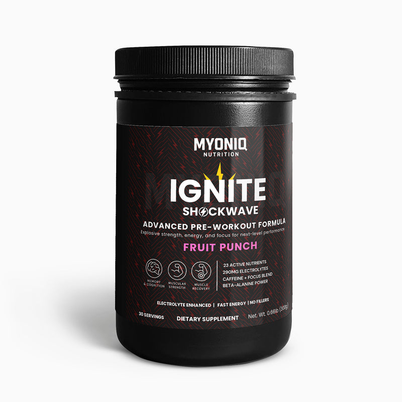 IGNITE SHOCKWAVE PRE-WORKOUT (FRUIT PUNCH)