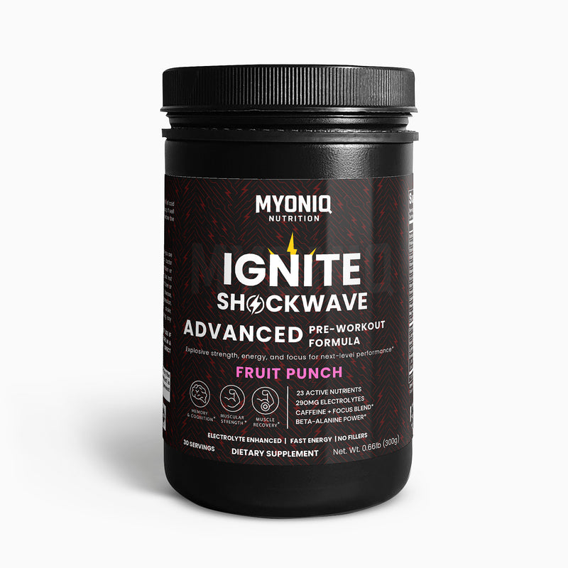 IGNITE SHOCKWAVE PRE-WORKOUT (FRUIT PUNCH)