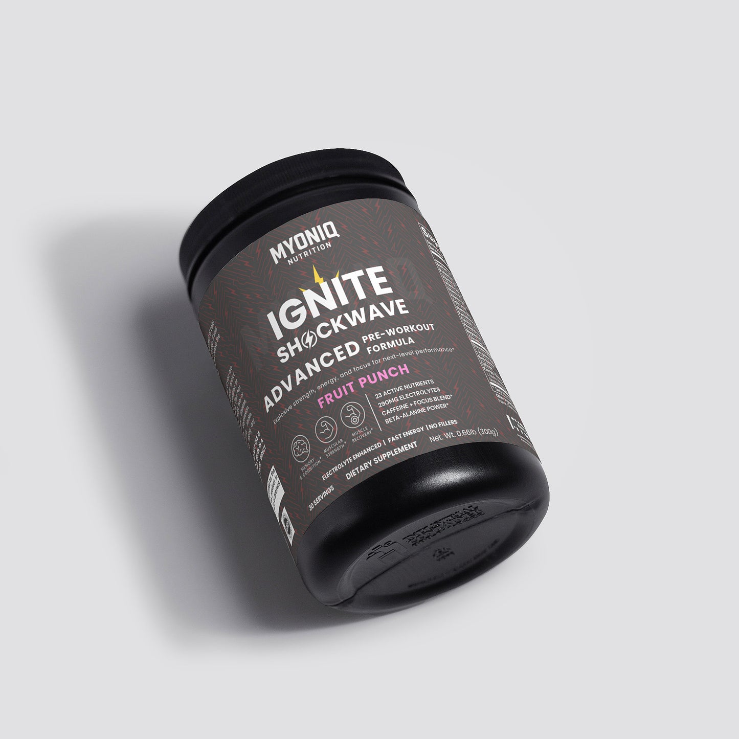 IGNITE SHOCKWAVE PRE-WORKOUT (FRUIT PUNCH)