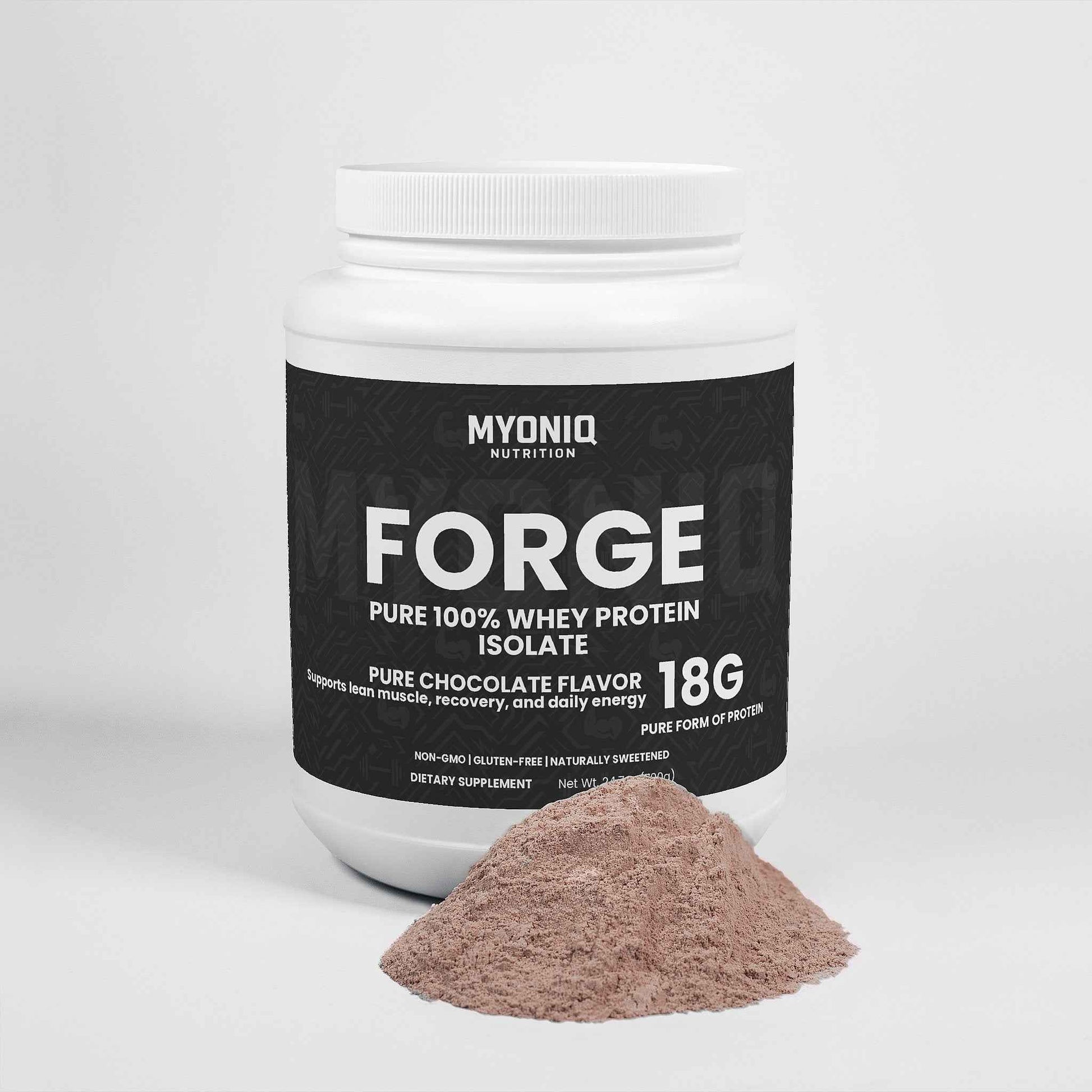 FORGE - PURE 100% Whey Protein Isolate (Chocolate) - MYONIQ NUTRITION