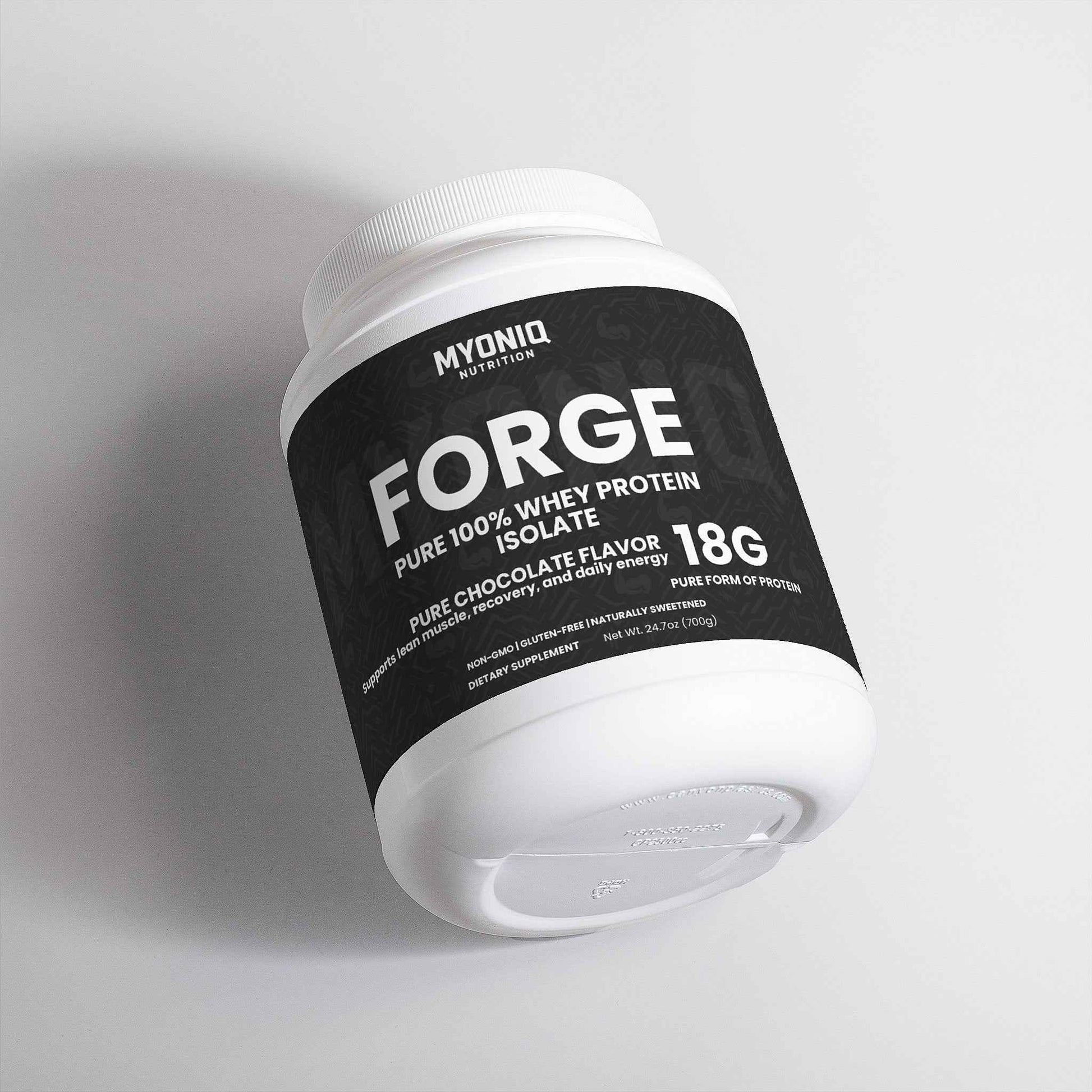 FORGE - PURE 100% Whey Protein Isolate (Chocolate) - MYONIQ NUTRITION